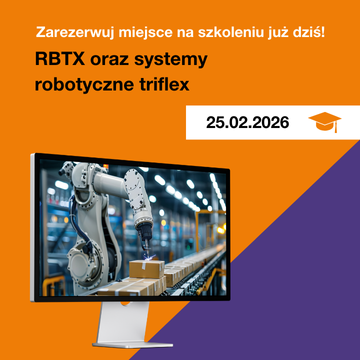 Akademia igus - bezpłatne szkolenia online - RBTX i systemy robotyczne triflex - luty 2026
