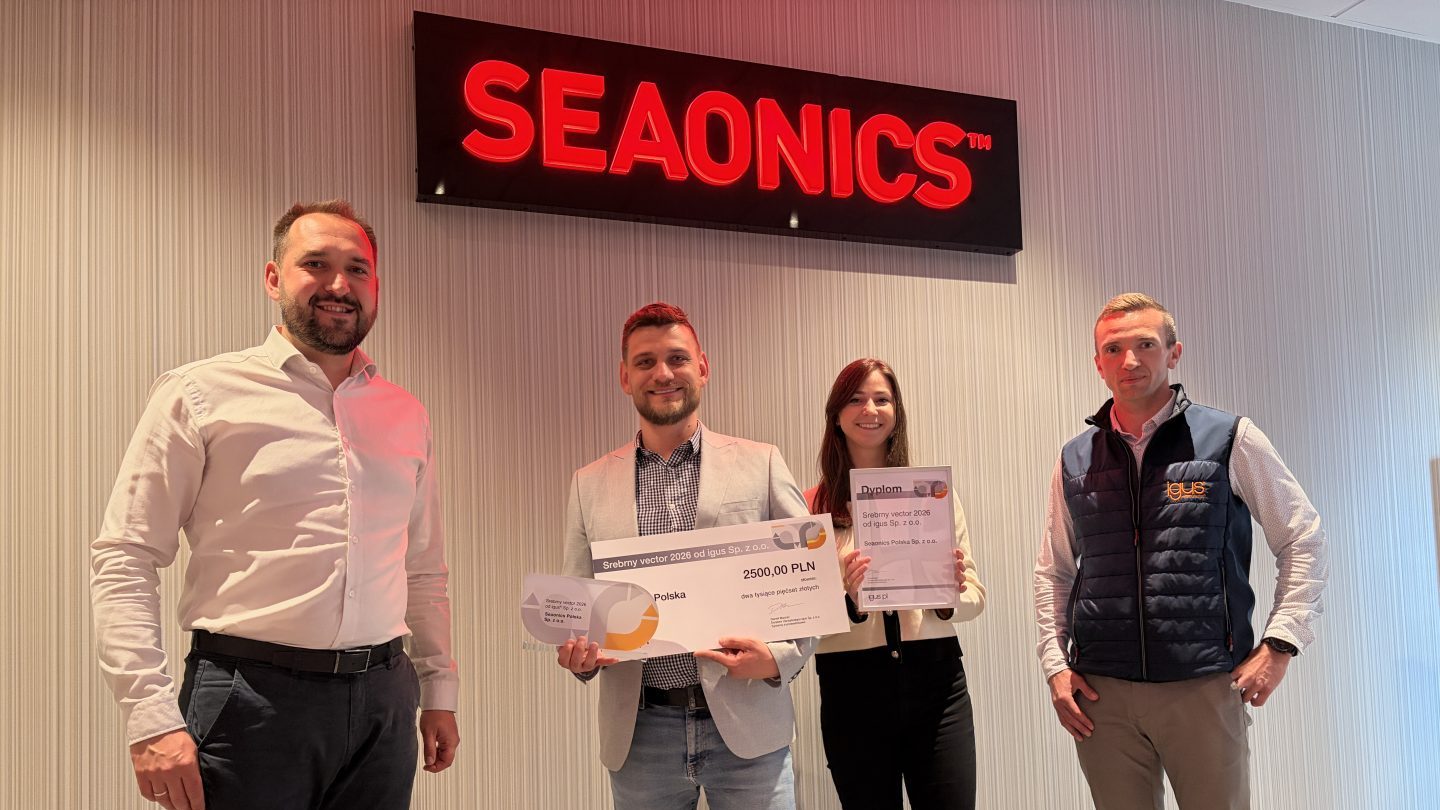 Seaonics Polska zdobyła srebrny vector 2026 - wręczenie nagrody